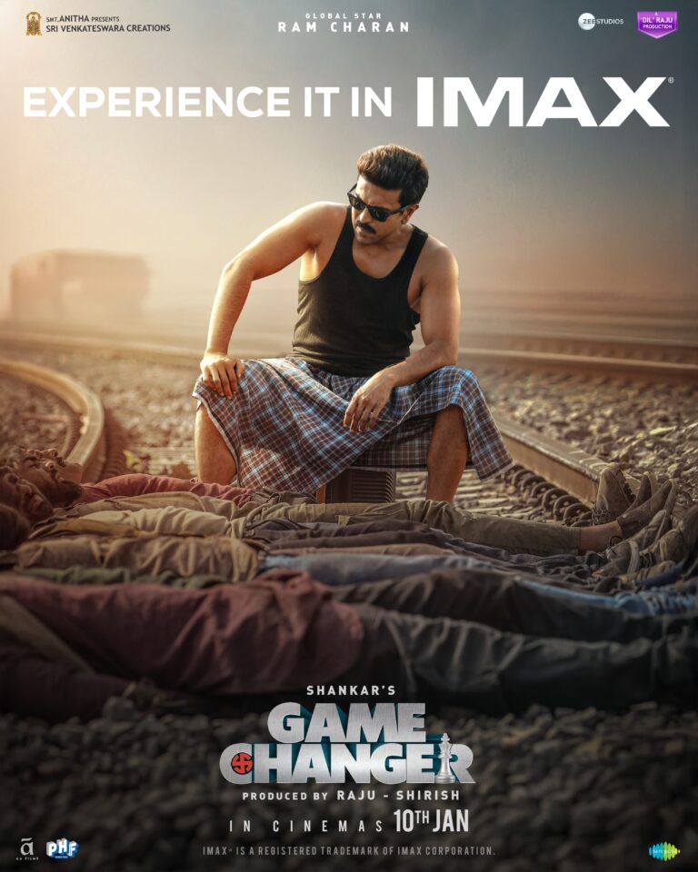 Global Star Ram Charan’s Game Changer to Dazzle Audiences with an IMAX® Release