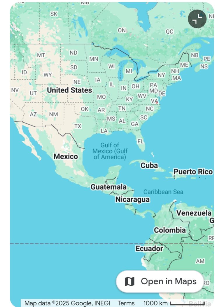 Google Maps now shows the ‘Gulf of America’