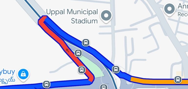 Uppal Traffic bottleneck