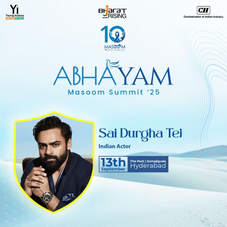 Every child matters in Digital World – Sai Durga Tej