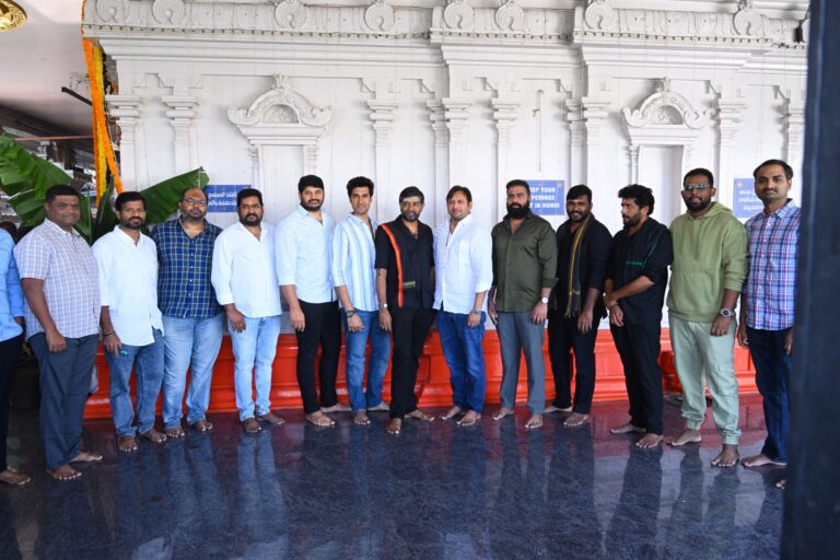 Young promising hero Sangeeth Shobhan, producers Dheeraj Mogilineni & Giribabu Vallabhaneni, and talented director Palnati Surya Pratap come together for a new exciting film, launched today with formal pooja ceremony.