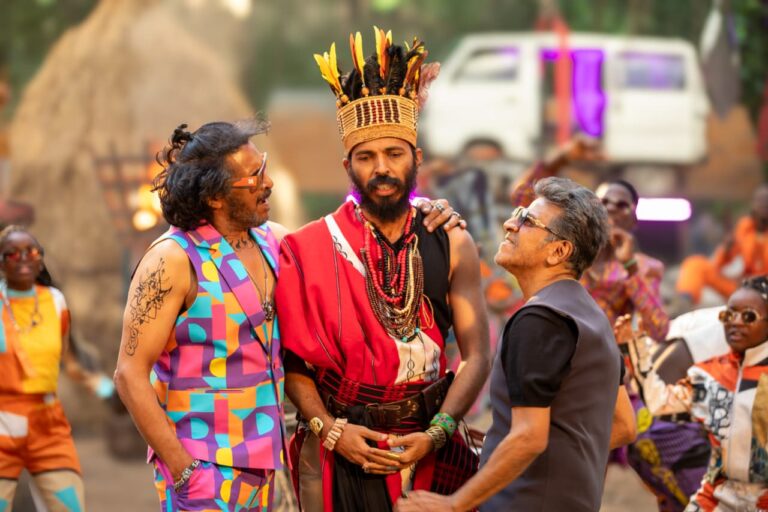 A Uniquely Designed Dance Number Afro Tapaang From “45 The Movie”, starring Karunada Chakravarthy Shiva Rajkumar, Real Star Upendra, and Raj B Shetty Released