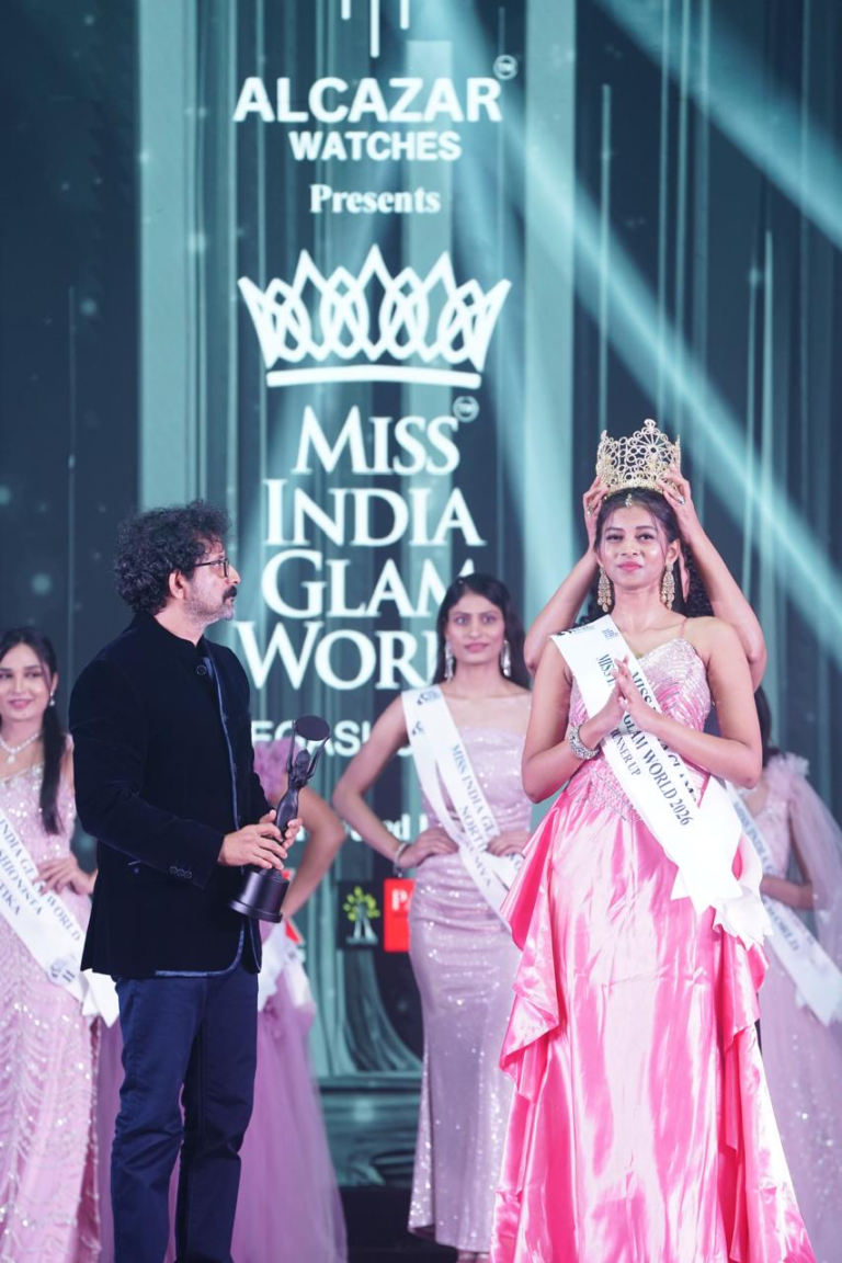 Hyderabad’s Sanjana Akasam Wins 2nd Runner-Up Title at Miss India Glam World 2026