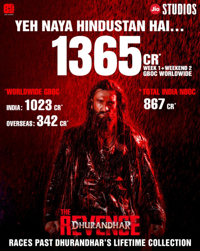 #DHURANDHARTHEREVENGE SMASHES LIFETIME OF DHURANDHAR 1 IN JUST 11 DAYS!