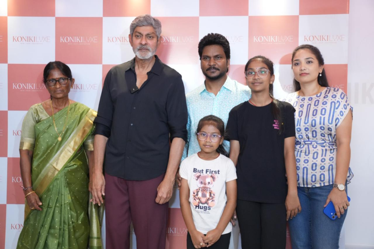 Actor Jagapathi Babu Launches Ram Koniki’s New “Koniki Luxe” Skincare in Hyderabad