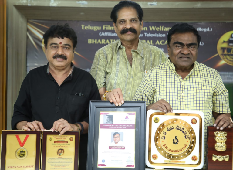 Actor Babu Mohan Honored with Prestigious Relangi Award