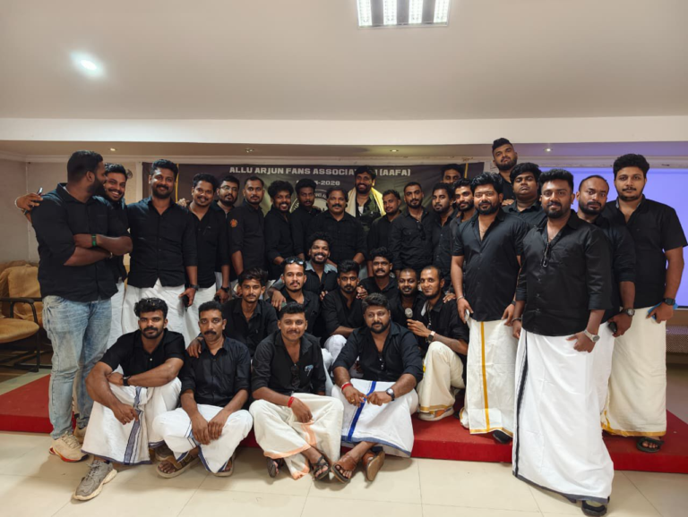 The Allu Arjun Fans Association (AAFA) successfully conducted a meeting in Trivandrum, Kerala.