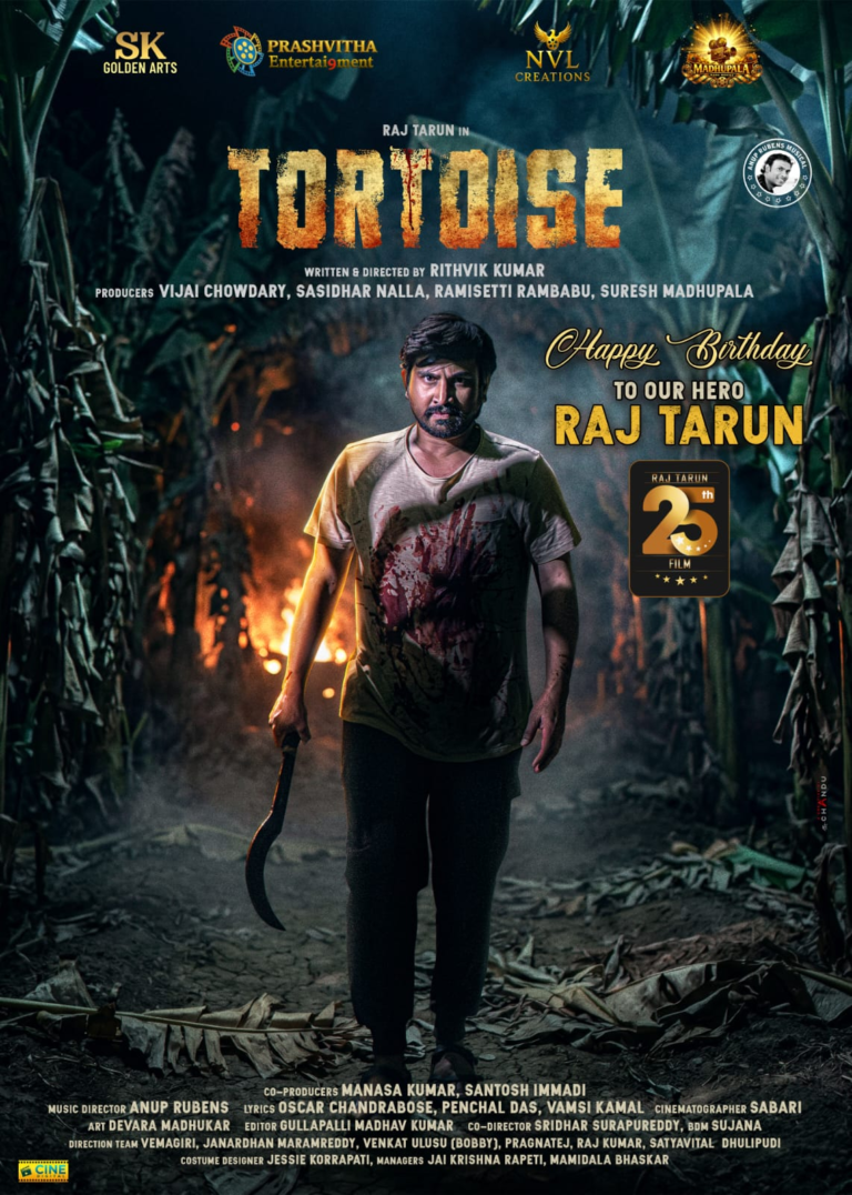 Happy Birthday wishes to Hero Raj Tarun from the team of the movie Tortoise.