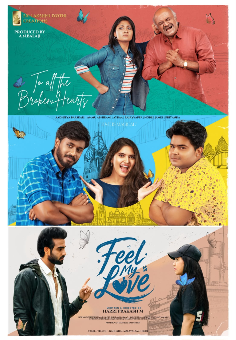 Makkal Selvan Vijay Sethupathi Unveils the First Look Poster of Feel-Good Emotional Romantic Comedy Entertainer ‘Feel My Love’
