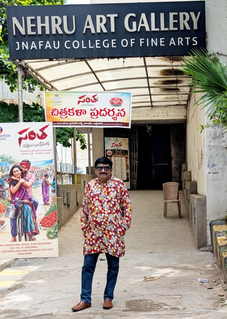 Grand Art Exhibitionfor Nellutla Praveen Chandra’s “Santha”