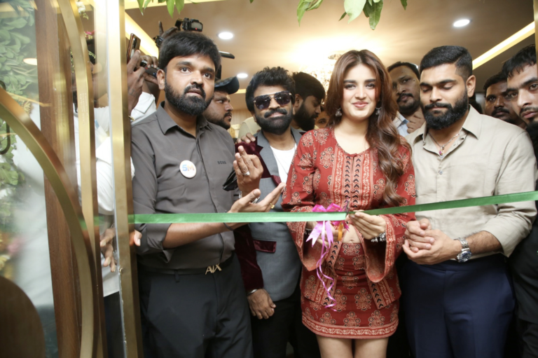 Actress Nidhhi Agerwal Inaugurates ‘Kolors 2.0’ Wellness Centre in Kompally