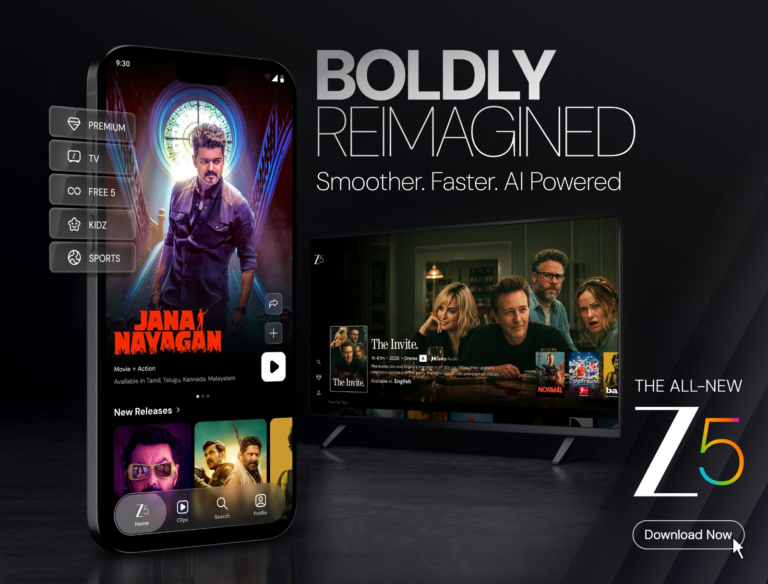 Presenting A Bold New Zee 5: Reinventing India’s Streaming Experience