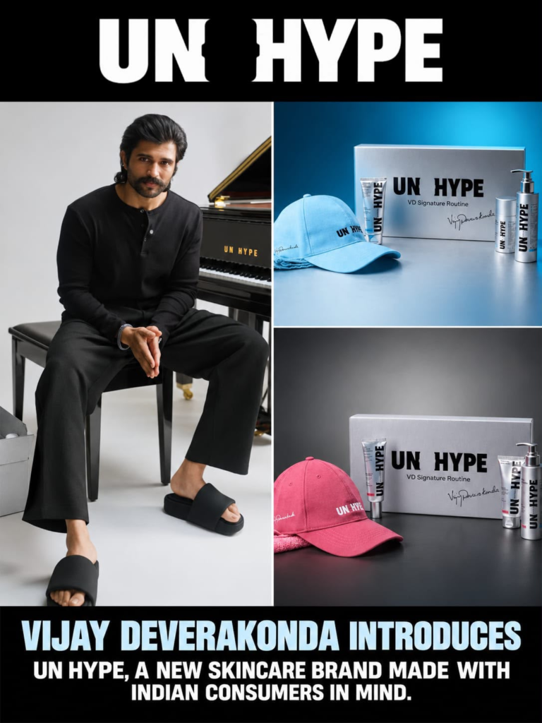 “Happy to Launch a Good Skincare Brand Like ‘Unhype’ for Our Skin” – Vijay Deverakonda