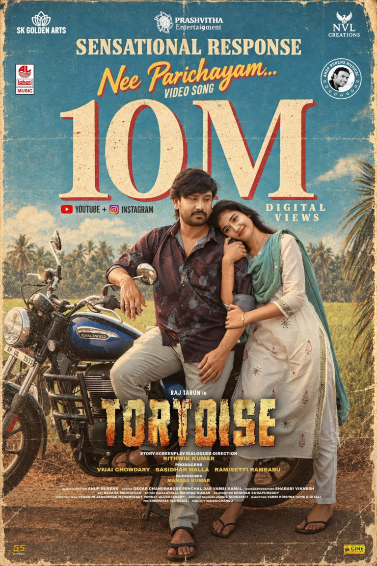 ‘Nee Parichayam’ Song from Raj Tarun’s Tortoise Crosses 10 Million Digital Views, Raising Expectations on the Film